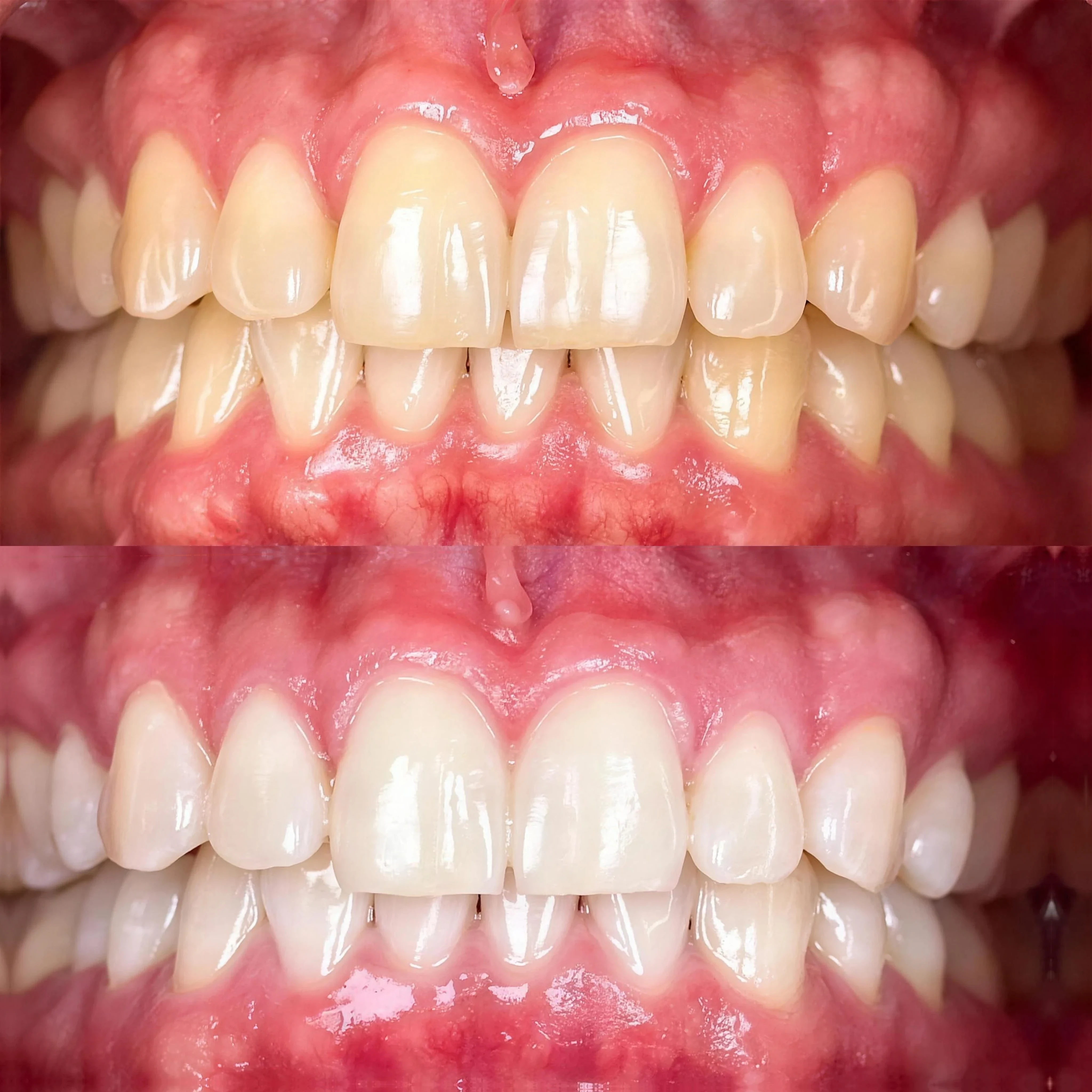 Antes del tratamiento dental